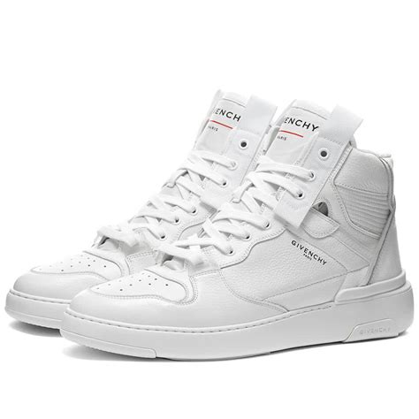 givenchy sneaker weiß|givenchy wing high top sneakers.